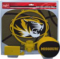 University of Missouri Tigers Slam Dunk Softee Indoor Hoop Set
