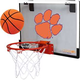 Clemson University Tigers Indoor Basketball Goal Hoop Set Game