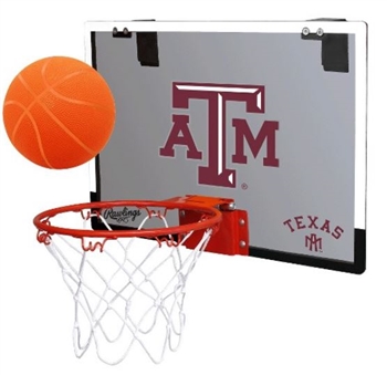 Texas A&M Aggies Indoor Basketball Goal Hoop Set Game