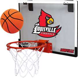 University of Louisville Cardinals Indoor Basketball Goal Hoop Set Game