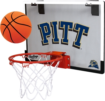 University of Pittsburgh Panthers Indoor Basketball Goal Hoop Set Game