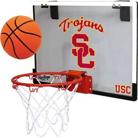 USC University of Southern California Trojans Indoor Basketball Goal Hoop Set Game