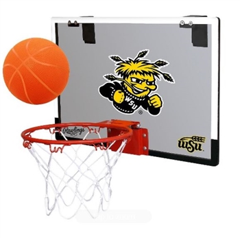 Wichita State University Shockers Indoor Basketball Goal Hoop Set Game