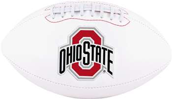 Ohio State University Buckeyes Signature Series Autograph Full Size Rawlings Football