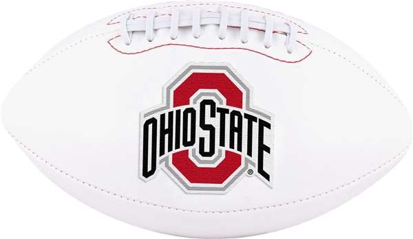 Ohio State University Buckeyes Signature Series Autograph Full Size Rawlings Football