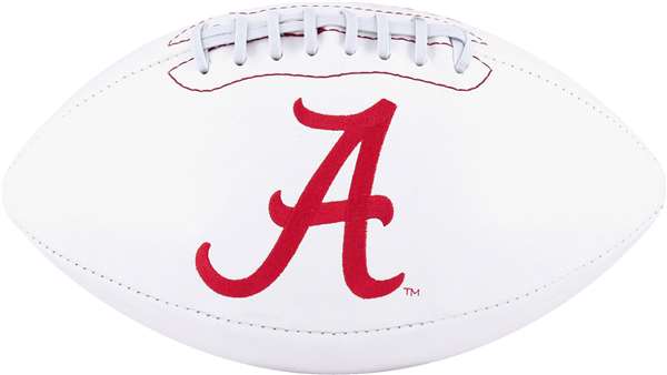 University of Alabama Crimson Tide Signature Series Autograph Full Size Rawlings Football