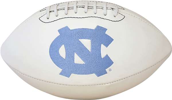 University of North Carolina Tar Heels Signature Series Autograph Full Size Rawlings Football