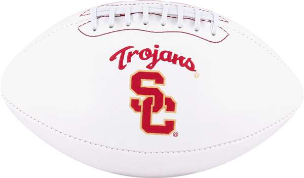 USC University of Southern California Trojans Signature Series Autograph Full Size Rawlings Football