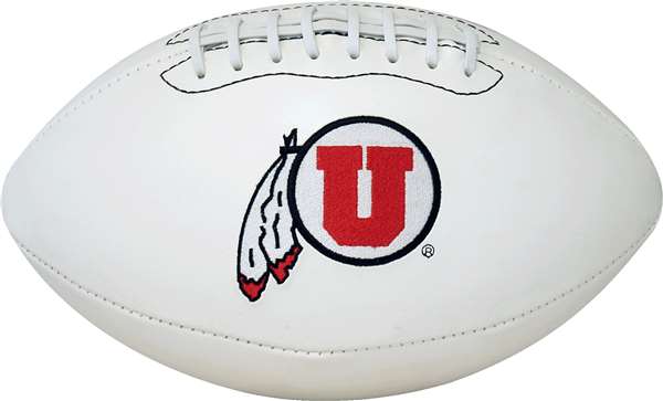 University of Utah Utes Signature Series Autograph Full Size Rawlings Football