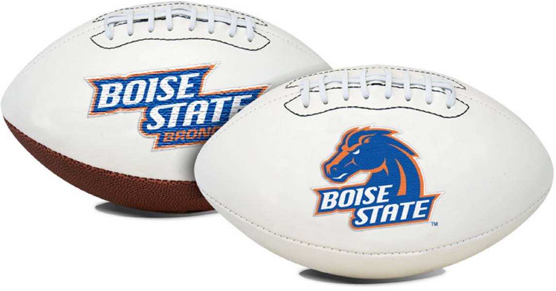 Boise State University Broncos Signature Series Autograph Full Size Rawlings Football
