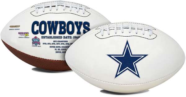 NFL Dallas Cowboys "Signature Series" Football Full Size Football 