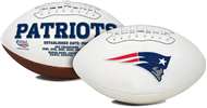 New England Patriots  Signature Series Full Size Football Autograph