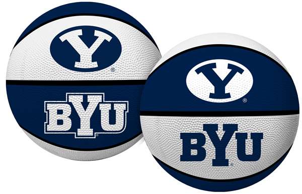 Brigham Young Cougars Alley Oop Youth-Size Rubber Basketball