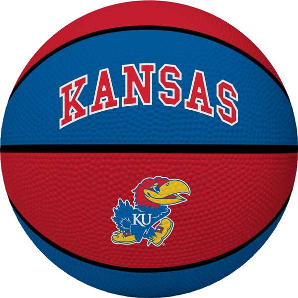 University of Kansas Jayhawks Alley Oop Youth-Size Rubber Basketball