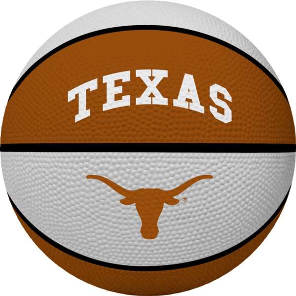 University of Texas Austin Alley Oop Youth-Size Rubber Basketball