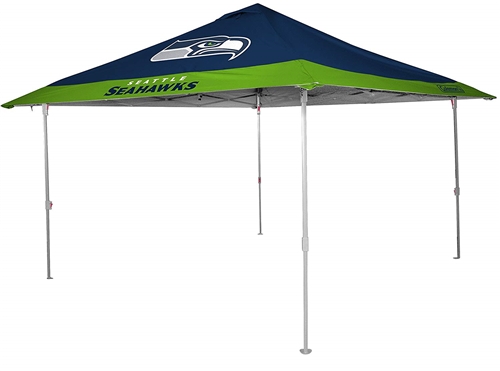 Seattle Seahawks 10 X 10 Eaved Canopy - Tailgate Shelter Tent with Carry Bag