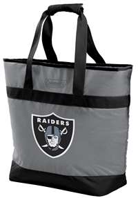 Oakland Raiders 30 Can Soft Sided Tote Cooler 