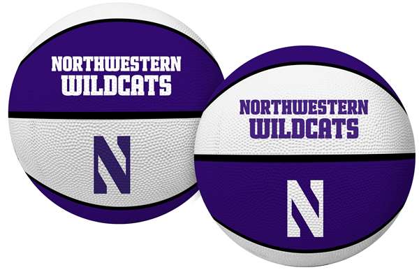 Northwestern University Wildcats Full Size Crossover Basketball - Rawlings