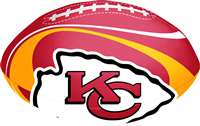 Kansas City Chiefs "Goal Line"  8" Softee Football   