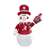 Alabama Crimson Tide Inflatable Snowman 7ft Tall  