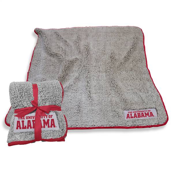 University of Alabama Crimson Tide Frosty Fleece Blanket 60 X 50 inches