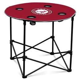 University of Alabama Crimson Tide Round Folding Table with Carry Bag