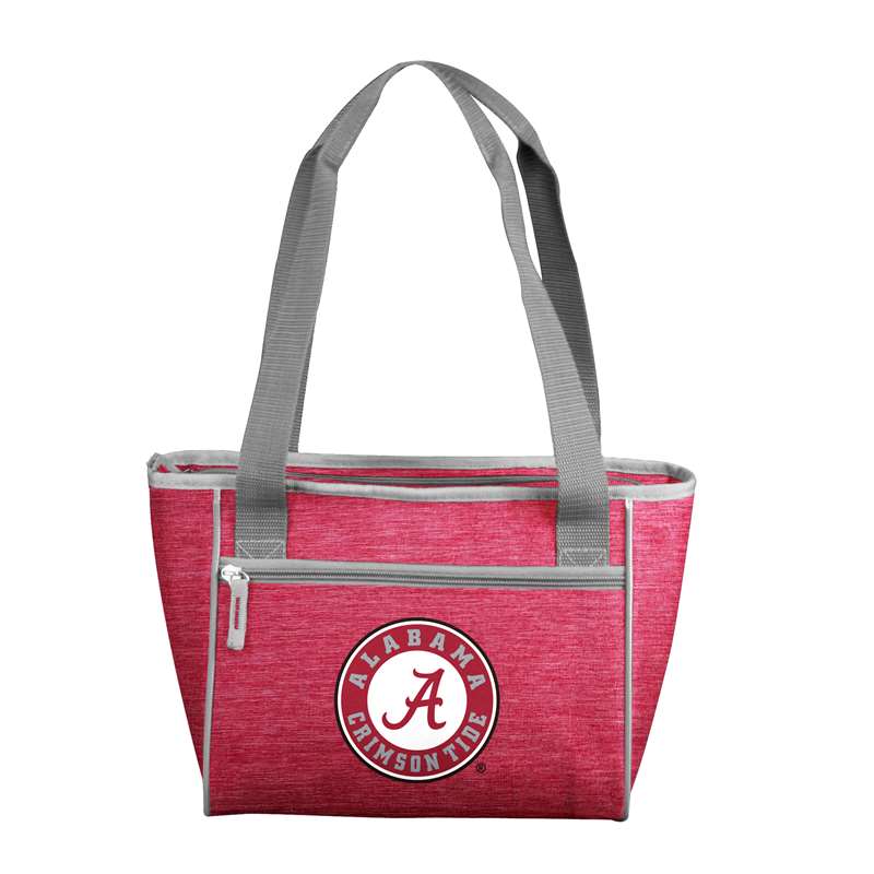 Alabama Crimson Tide Crosshatch 16 Can Cooler Tote Bag