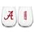 University of Alabama Crimson Tide 16oz Gameday Curved Beverage Glass