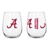University of Alabama Crimson Tide 16oz Gameday Curved Beverage Glass