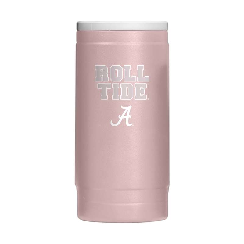 Alabama  Stencil Powder Coat Slim Can Coolie