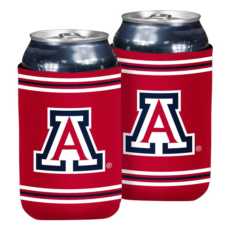 Arizona Red Flat Coozie