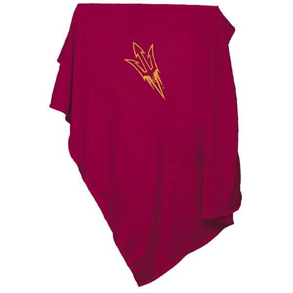 Arizona State University Sun Devils Sweatshirt Blanket Screened Print
