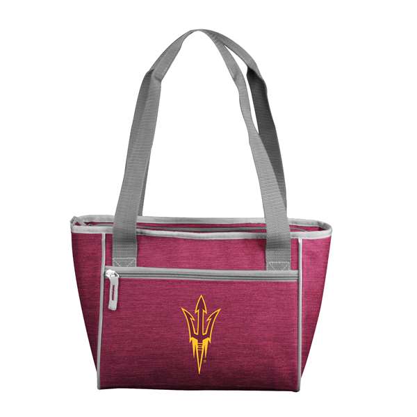 Arizona State University Maroon 16 Can Cooler Tote f/ Primary Logo