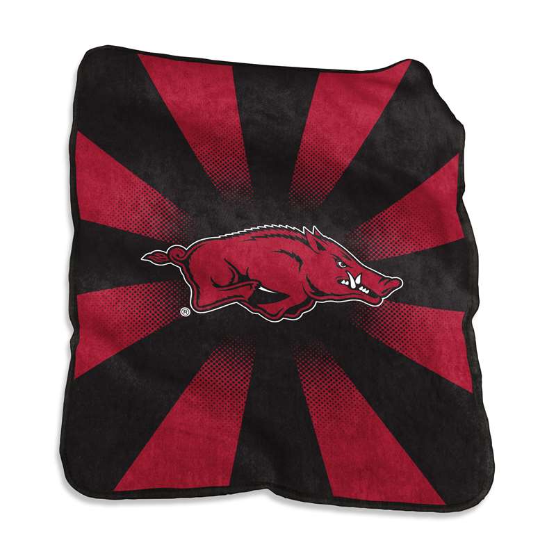 University of Arkansas Razorbacks Raschel Throw Blanket