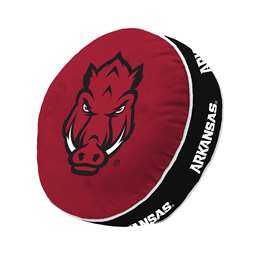 Arkansas Razorbacks Round Puff Pillow