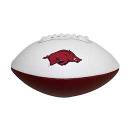 University of Arkansas Razorbacks Official Size Autograph Football