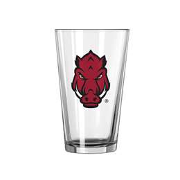 University of Arkansas Razorbacks 16oz Logo Pint Glass