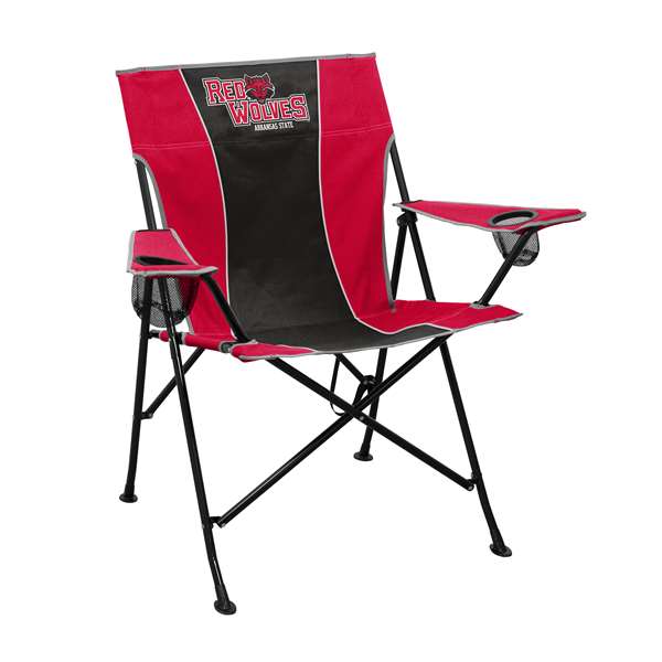 Arkansas State University Red Wolves Pregame Folding Chair with Carry Bag