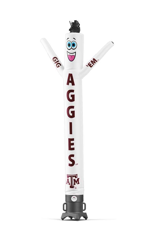 Texas A&M Aggies Inflatalbe Air Dancer Mascot - 10 Ft. Tall (White)
