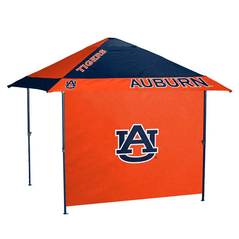 Auburn Tigers Pagoda Tent Canopy with Colored Frame and Side Panel