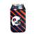 Auburn Diagonal Stripe Flat Coozie