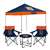 Auburn Tigers Canopy Canopy Tailgate Bundle - Set Includes 9X9 Canopy, 2 Chairs and 1 Side Table