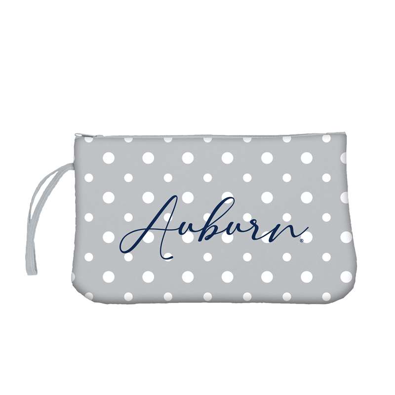 Auburn Dot Wristlet