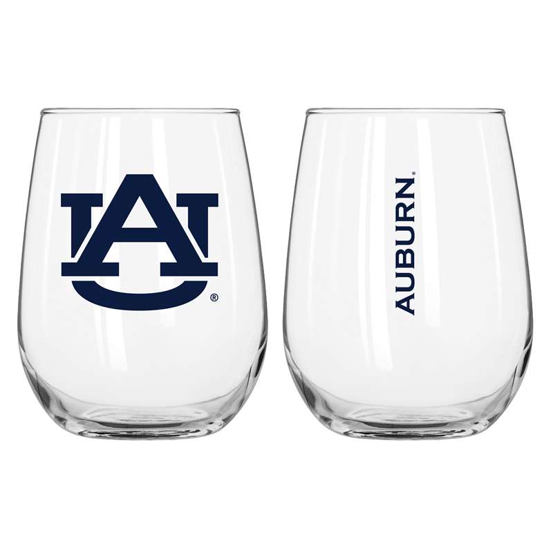 Auburn University Tigers 16oz Gameday Curved Beverage Glass