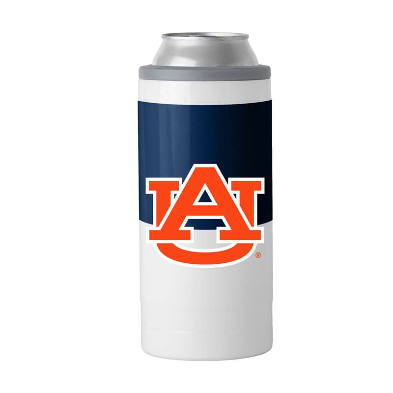 Auburn University Tigers Colorblock 12oz Slim Can Coolie Coozie