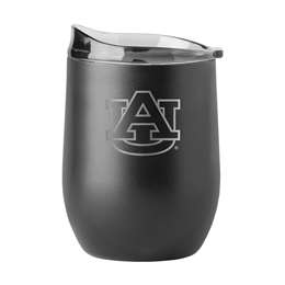 Auburn GunMetal 16oz Black Powder Curved Beverage