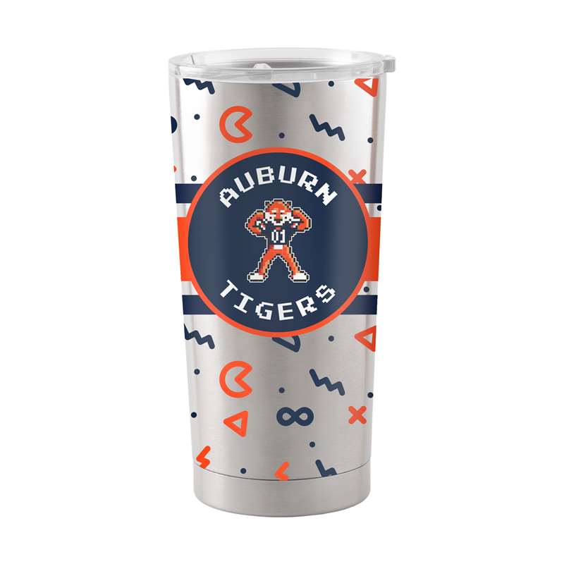 Auburn 20oz Pixel Tiger Stainless Tumbler