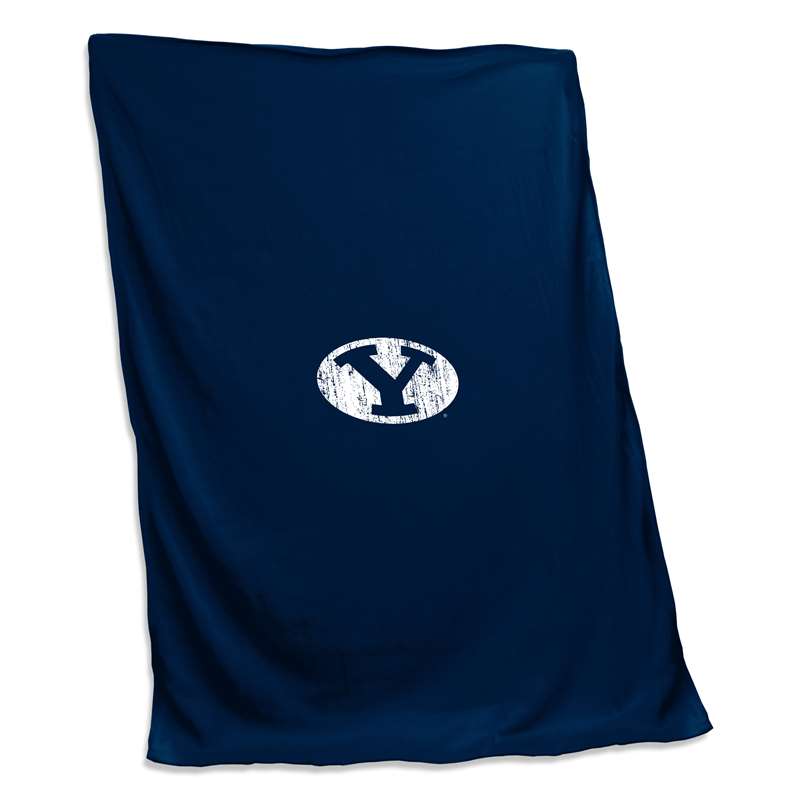 BYU Sweatshirt Blanket (Screened)