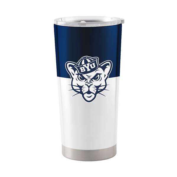 BYU Colorblock 20oz Stainless Tumbler