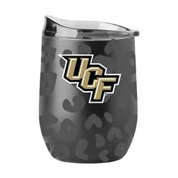 UCF Leopard 16oz Black Powdercoat Curved Beverage